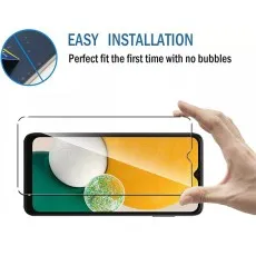 Easy-to-install Vivo Y02 screen protector with a perfect fit and bubble-free application