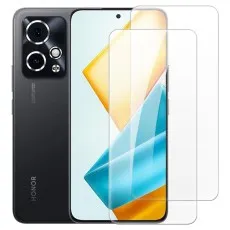 Honor 90 GT with dual tempered glass screen protectors, showcasing its sleek design and vibrant display.