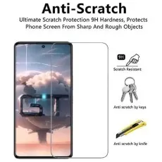 Honor 90 GT screen protector with 9H hardness, offering anti-scratch protection against keys and knives.