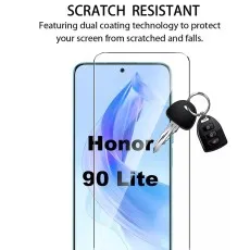 Tempered glass screen protector for Honor 90 Lite – ultra-clear, scratch-resistant, and durable, featuring easy installation and bubble-free design.