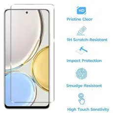 Honor Magic 4 with HD tempered glass, 9H scratch-resistant, impact protection, smudge-free, high touch
