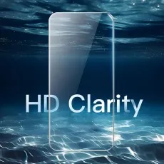 HD clarity Crystal-clear tempered glass preserves original display quality and vibrant colors.