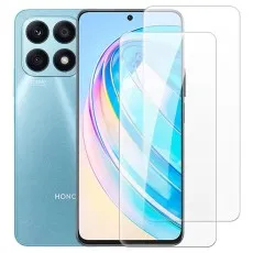 Honor X8A With 2 Transparent Tempered Glass , Ultra Clear and 2.5D edages