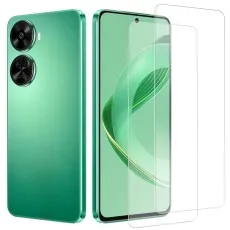 Green Huawei Nova 12 SE phone with 2 screen Protector Ultra Clear with 2.5D Tempered Edges for Screen Protection.