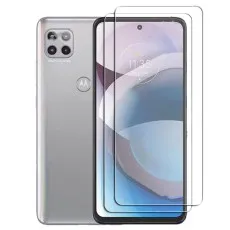 Motorola One 5G UW Ace 2 tempered glass screen protector – 9H hardness, scratch-resistant, bubble-free, case-friendly.