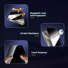 iPhone screen protector anti-fingerprint, scratch-resistant (Wednesday 13), responsive touch