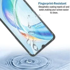 Vivo Y28 screen protector with fingerprint-resistant oleophobic coating.