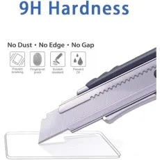 9H hardness tempered glass screen protector for Vivo Y91i (India), scratch-resistant, anti-fingerprint
