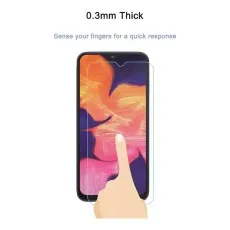Pic showing 0.3mm sensitivity for quick response on Oppo A53 5G tempered glass screen protector
