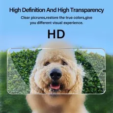 High Definition and High Transparency screen protector. Clear pictures, true colors, HD visual experience