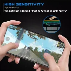 High Sensitivity & Super High Transparency screen protector. Responsive touch for gaming