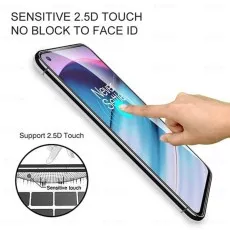 OnePlus 9 Pro screen protector with 2.5D touch support and Face ID compatibility.