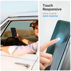 Don't let a screen protector slow you down! Experience the same quick, original touch response on your phone, even while navigating your drive.