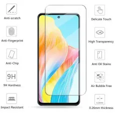 Oppo F23 screen protector anti-scratch, fingerprint, chip, oil; 9H hardness, clear, thin, bubble-free.