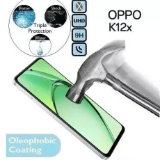 Oppo K12x screen protector shattershockwaterproof, UHD, 9H, oleophobic. Hammer resistant.