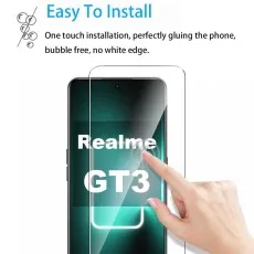Simple installation screen protector for Realme GT5 (displays GT3).