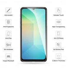 A06 screen protector anti-scratch, anti-fingerprint, 9H hard, impact proof, clear, thin