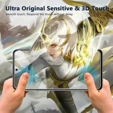 Ultra-original sensitive & 3D touch screen protector for Nothing CMF Phone 1, showing smooth, responsive touch while playing a fantasy game.