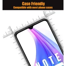 Xiaomi Redmi Note 8T Case Friendly 2 pack tempered glass.