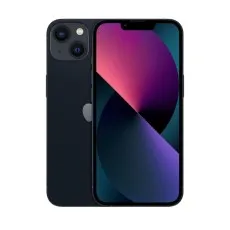 Apple iPhone 13 128GB - Unlocked Refurbished (Excellent Condition with Warranty) in Black color showing front and back view