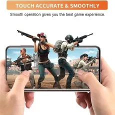 Gaming on a Samsung Galaxy A80 with a touch-accurate screen protector