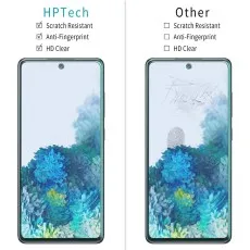 HPTech vs. other Realme 12 protectors scratch-resistant, anti-fingerprint, HD clear..