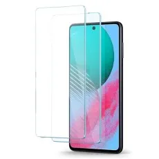 Realme 12 lite smartphone with two clear screen protectors.