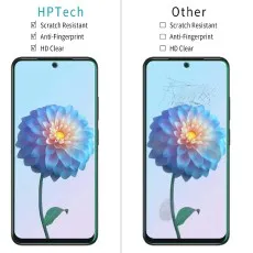HPTech vs. other Realme 11x protectors scratch-resistant, anti-fingerprint, HD clear.