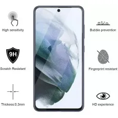 Screen protector features 9H scratch resistant, high sensitivity, fingerprint resistant, HD experience
