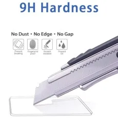 9H hardness screen protector no dust, edge, or gap. Prevents breaking, fingerprint-proof, scratch & oil resistant