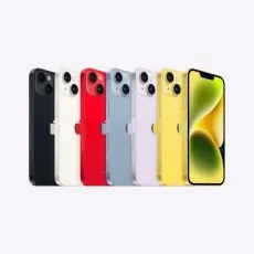 Image showing a lineup of Refurbished Apple iPhone 14 256GB Unlocked in various colors