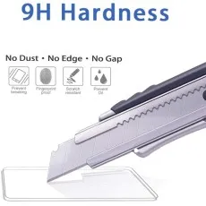 9H hardness screen protector no dust, edge, or gap. Prevents breaking, fingerprint-proof, scratch & oil resistant