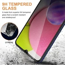Resistant tempered glass protecting an Honor Play 4T Pro screen.