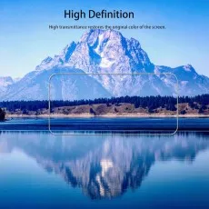 High Definition screen protector over a vibrant landscape, showing clear transmittance