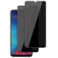 2-pack privacy tempered glass for Samsung Galaxy A20 with anti-spy side view filter