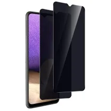 Samsung Galaxy A32 4G with privacy screen protector and two tempered Glass
