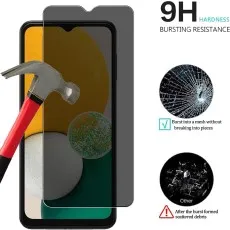 9H hardness screen protector for a Galaxy phone resisting hammer impact and bursting.