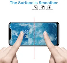 Shatterproof for Nokia C2 Tennen Screen Protector, [Full Coverage] Military Grade Protection & Zero Bubble Clear Tempered Glass Case Friendly Film with Phone Stand 5.45 inches- (2 Pack)
