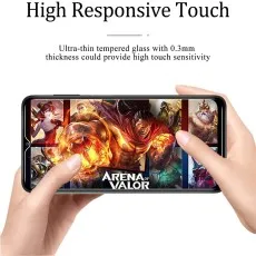 High Responsive Touch screen protector shown during Arena of Valor game.