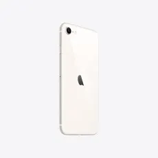 Image showing the back of the Apple iPhone SE 3rd Gen in Starlight color