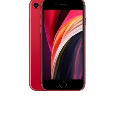 Red Apple iPhone SE 2nd Generation with colorful display, unlocked and refurbished UK version