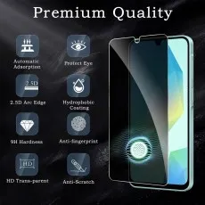 Clear and anti-scratch tempered glass for Oppo Reno A smartphone display.
