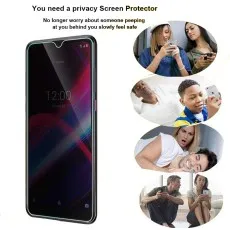 You need a privacy screen protector to prevent peeping .Vivo Y3s shown.