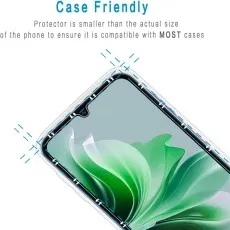 Blackview A53 with a smaller case friendly screen protector installed