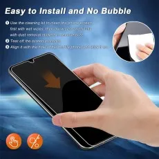 Full Coverage Privacy Glass for Blackview A85 [2-Pack] – Anti-Peep, Ultra-Clear Display