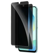 Dual-layered screen protector installation for Honor Play6C smartphone.