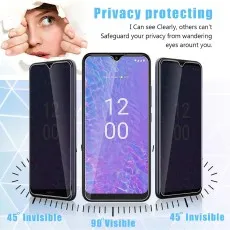 Oscal C30 Pro with privacy screen protector. Visible at 90°, invisible beyond 45°, protecting from wandering eyes