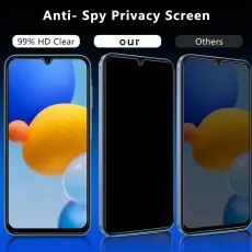 Anti-spy screen clear view, darkens to protect privacy better than others that reduce clarity