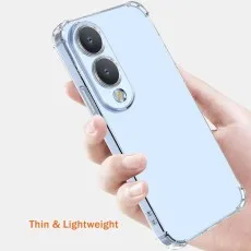 Samsung S25 Edge King Kong Clear Case – Thin and Lightweight Transparent Shockproof Bumper Cover