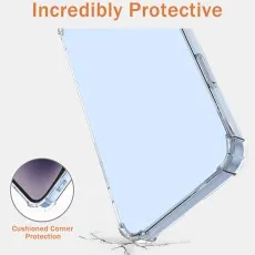 Samsung S25 Edge Transparent Bumper Case with Cushioned Corner Protection – King Kong Shockproof Tough Clear Case